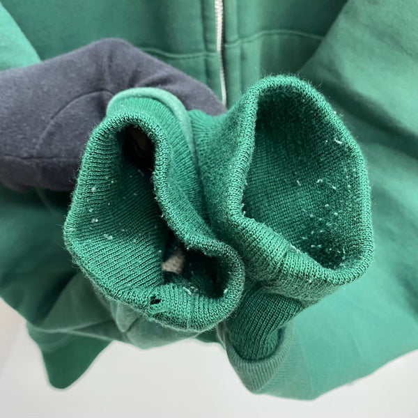 【曜日割引対象外】 カーハート Carhartt 80's 裏サーマル アルミジップ YKK ジップパーカー パーカ グリーン 201MT-4598 VB