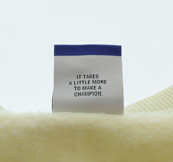 ダブルタップス WTAPS 21AW × Champion チャンピオン CREW REVERSE WEAVE リバースウィーブ クルーネック アイボリー C8-U037 スウェット ベージュ Lサイズ 103MT-2600