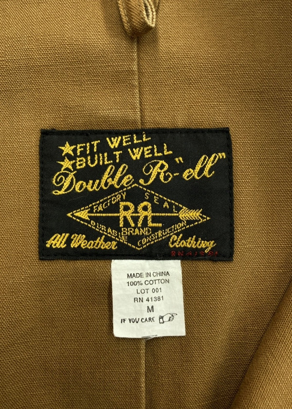 ダブルアールエル RRL HUNTING JACKET ハンティング ジャケット ワーク コーデュロイ Ralph Lauren 茶 JR-RS-NA-4119 ジャケット 無地 ブラウン Mサイズ 104MT-1348