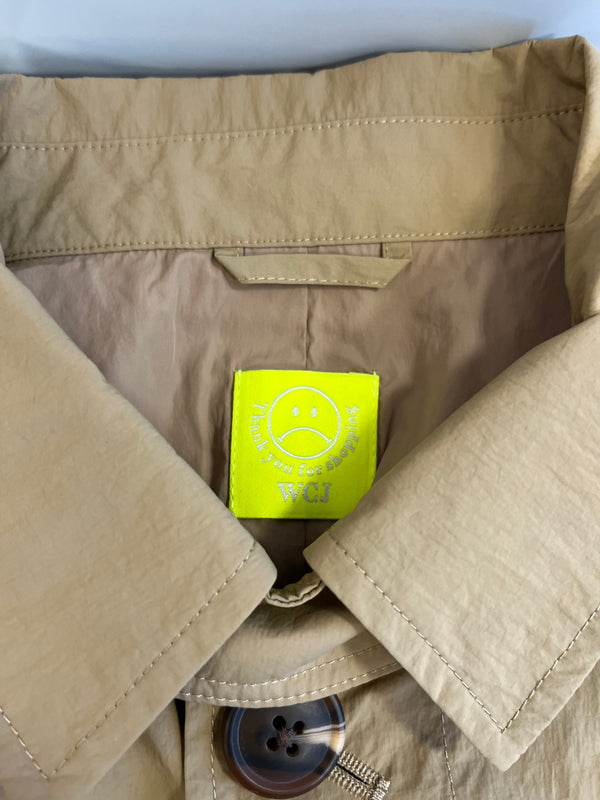 ダブルシージェイ WCJ ステンカラーコート ナイロンコート 無地 WCJ-JF-066 コート ベージュ フリーサイズ 101LT-248