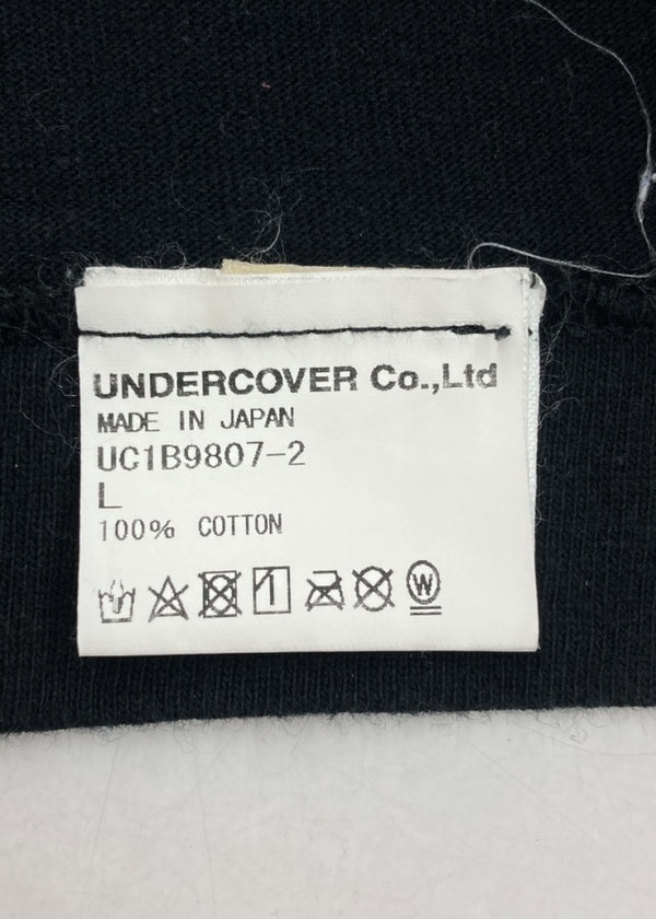 アンダーカバー UNDERCOVER × HUMAN MADE ヒューマンメイド LAST ORGY 2 GRAPHIC T-SHIRT グラフィック Tシャツ 半袖 黒 UC1B9807-2 Tシャツ プリント ブラック Lサイズ 104MT-1325