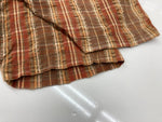 ステューシー STUSSY OLD 紺タグ Plaid shirt チェック シャツ 半袖 茶 半袖シャツ ロゴ ブラウン Mサイズ 104MT-1923