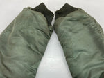 ミリタリー Military Item 50's USAF U.S.AIR FORCE MA-1 1st model Flight Jacket 最初期 黒タグ アメリカ軍 フライトジャケット 緑  ジャケット 無地 カーキ Lサイズ 104MT-1003