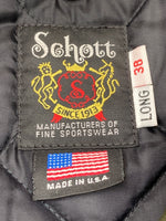 ショット SCHOTT ONESTAR 613UST 7164 D.Green ワンスター ダブルライダース ジャケット レザー ジャケット 緑 サイズ 38 ジャケット 無地 グリーン 104MT-2328