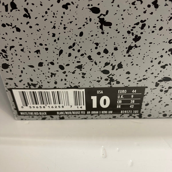ナイキ NIKE AIR JORDAN 5 RETRO LOW 819171-101 メンズ靴 スニーカー ホワイト 28.0cmサイズ 201-shoes1569