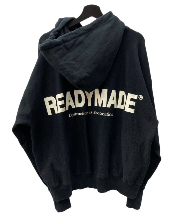 レディメイド READYMADE 23AW HOODIE SMILE フーディ スマイル 黒 RE-CO-BK-00-00-245 パーカ プリント ブラック XLサイズ 104MT-1594