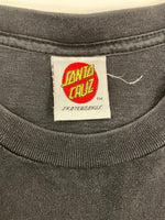 サンタクルーズ SANTA CRUZ 90's 90年代 オールドスケート OLD SKATE MADE IN USA アメリカ製 VINTAGE ヴィンテージ  Tシャツ ブラック Mサイズ 101MT-4285