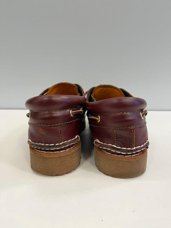 ティンバーランド Timberland HS 3 EYE LUG BURGUNDY スリーアイ クラシックラグ バーガンディ モカシンシューズ 50009 メンズ靴 モカシン ワインレッド サイズ9(参考サイズ約27cm) 101sh-2385