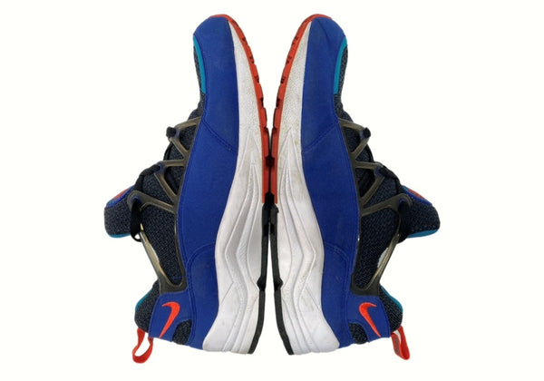 ナイキ NIKE 15年製 AIR HUARACHE LIGHT ULTRA MARINE エア ハラチ ライト ローカット シューズ 青 黒 306127-480 メンズ靴 スニーカー ブルー 27cm 104S-660