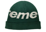 シュプリーム SUPREME BIG LOGO BEANIE ビッグ ロゴ ビーニー ニット帽 帽子 緑 帽子 メンズ帽子 ニット帽 ロゴ グリーン フリーサイズ 104H-55