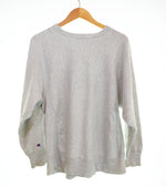 チャンピオン Champion 80年代 80s REVERSE WEAVE リバースウィーブ トリコ タグ 後期 made in USA ダメージ 80's KAO LOGO ワッペン スウェット グレー Lサイズ 103MT-3269