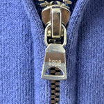 アベイシングエイプ A BATHING APE sta スター ジップアップ スウェット パーカー ブルー Lサイズ 201MT-4311