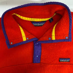 【曜日割引対象外】 パタゴニア PATAGONIA 80's スナップT プルオーバー フリース ジャケット 三角タグ USA製 ジャケット レッド Mサイズ 201MT-4632 VB