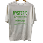ヒステリックグラマー HYSTERIC GLAMOUR 23AW MONDO ROCK プリントTシャツ 02233CT05 Tシャツ ホワイト Lサイズ 201LT-447