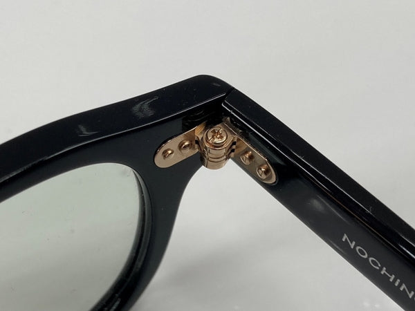 ノチノオプティカル NOCHINO OPTICAL NOCHINO ノチノ ボスリントン 伊達メガネ アイウェア 眼鏡 黒 眼鏡・サングラス 眼鏡 無地 ブラック 104G-47