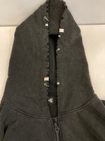 サプライヤー SUPPLIER Switching Pierced Zip Hoodie スイッチング ピアス ジップアップ フーディ パーカー  XL パーカ グレー LLサイズ 101MT-3962