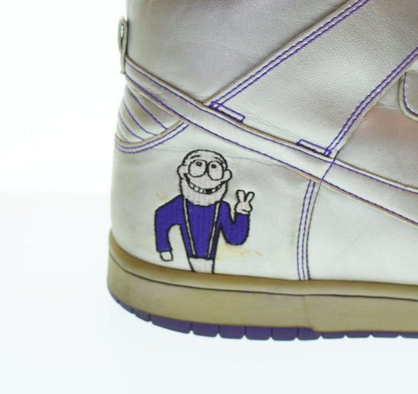 ナイキ NIKE 【鑑賞用】✕ DINOSAUR JR ダイナソー ジュニア DUNK HIGH PREMIUM SB ダンク ハイ プレミアム BAND バンド コラボ 313171-003 メンズ靴 スニーカー シルバー 30cm 103S-1123