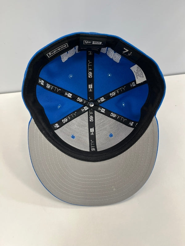 シュプリーム SUPREME Sharpie Box Logo New Era シャーピー ボックスロゴ ニューエラ 青 7 1/2 帽子 メンズ帽子 キャップ ブルー 101hat-153