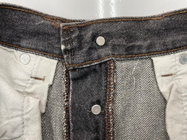 リーバイス Levi's 90s 90年代 501 先染め BLACK USA製 ジーパン ジーンズ 黒 無地 デニム ブラック W30 L36 104MB-322