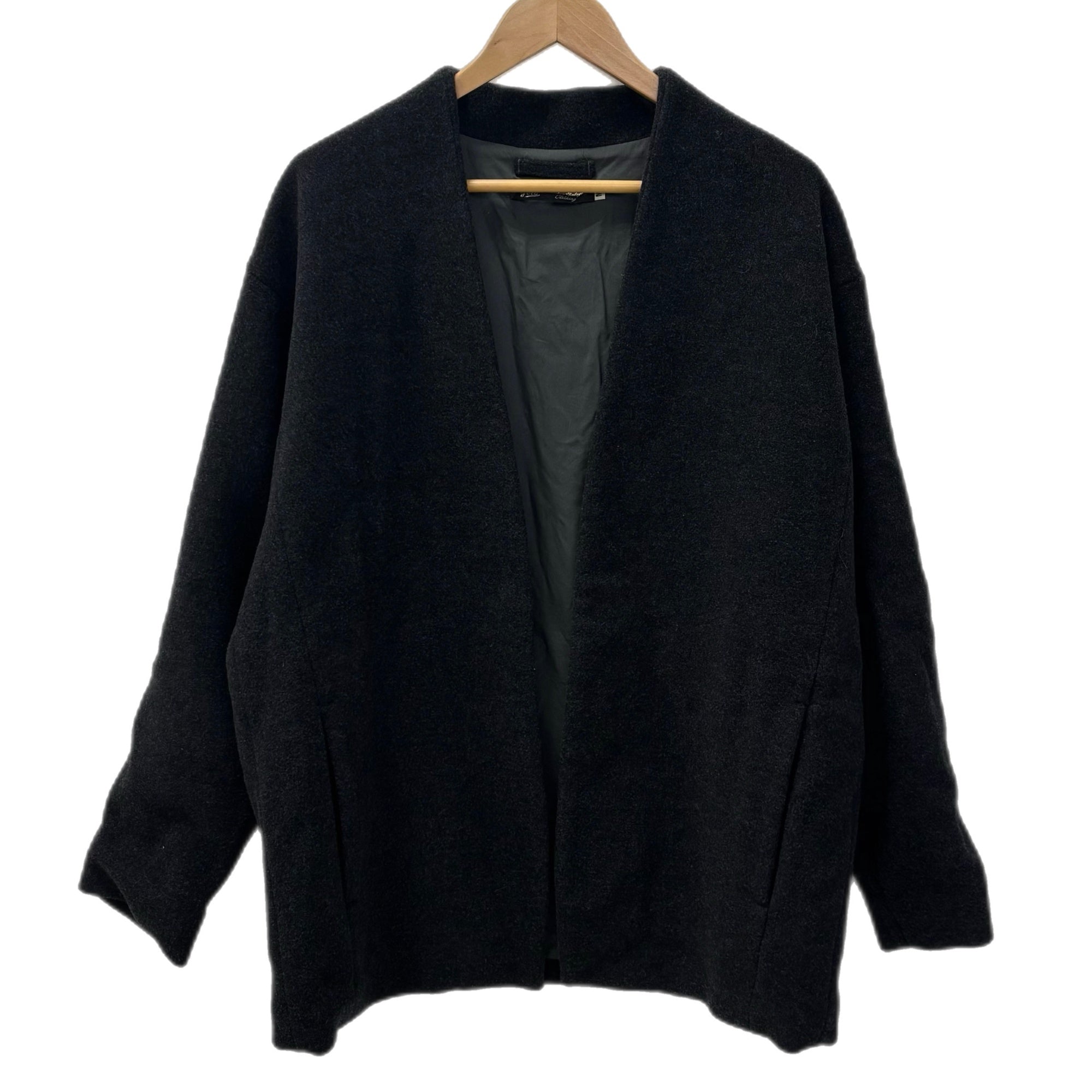 ゴールド GOLD ショートノーカラーコート TASMANIA WOOL SHORT NO 