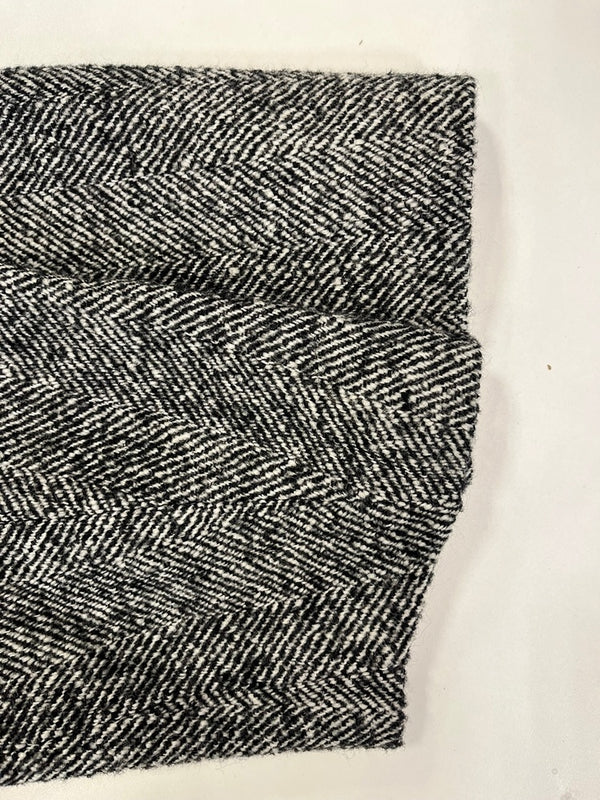 エブール ebure ノーカラーツイードコート ウールコート 3010200173 コート グレー サイズ36 101LT-214