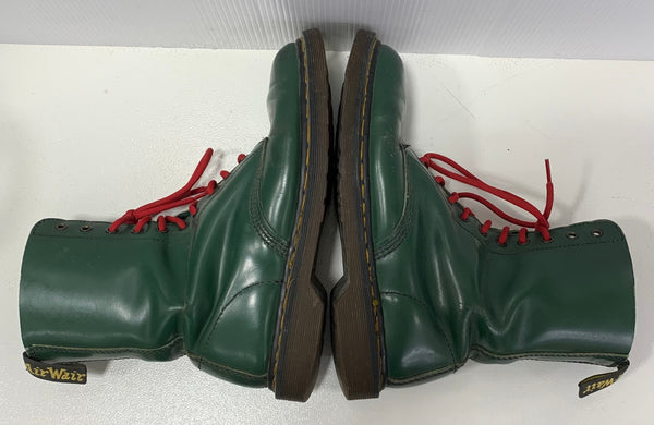 ドクターマーチン Dr.Martens イングランド製 1490 10ホール メンズ靴 ブーツ その他 グリーン UK9サイズ 201-shoes1464
