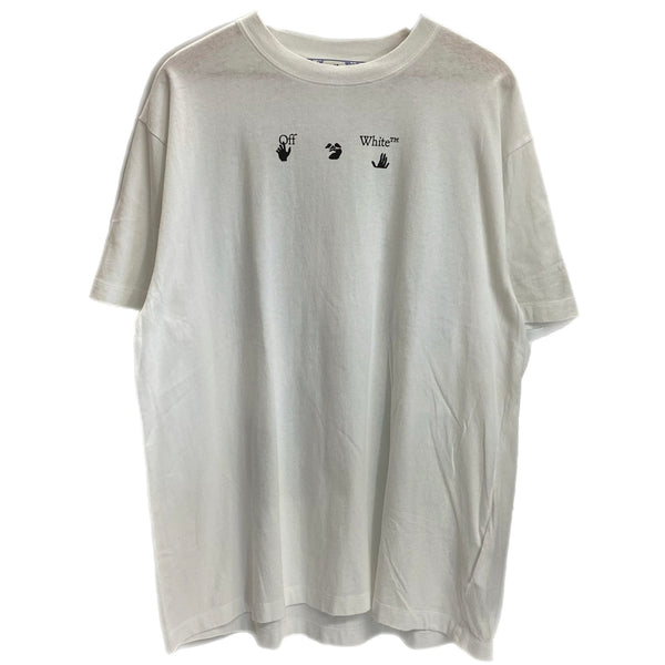 オフホワイト Off-White OMAA038S21JER001 Tシャツ ホワイト XSサイズ 201MT-3983
