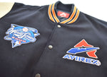 アヴィレックス AVIREX  2000年 MLB ヤンキース メッツ NYC メジャーリーグスタジアム ジャケット スタジャン 783-3252050 ジャケット ネイビー LLサイズ 103MT-2940