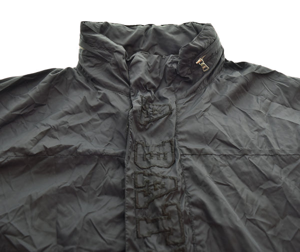 アベイシングエイプ A BATHING APE センターロゴ ナイロンジャケット ジャケット ブラック Lサイズ 103MT-3302