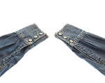リーバイス Levi's 90s DENIM WESTERN SHIRTS デニムウエスタンシャツ ショートホーン ボタン裏555 90's バレンシア 7205-1018 長袖シャツ ブルー Mサイズ 103MT-3500