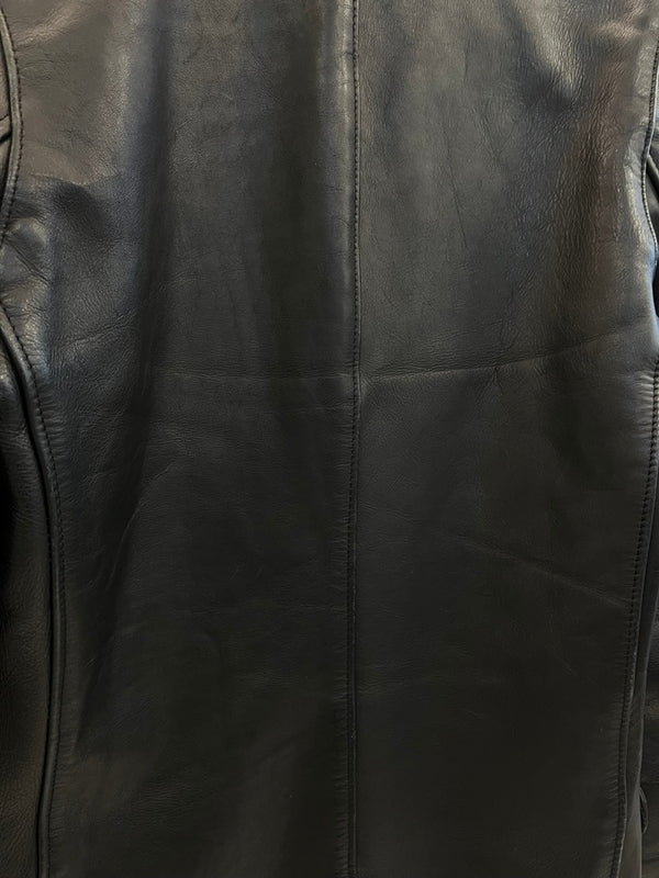 ショット SCHOTT レザー テーラードジャケット 黒 USA製 サイズ34 ジャケット ブラック 101MT-4981