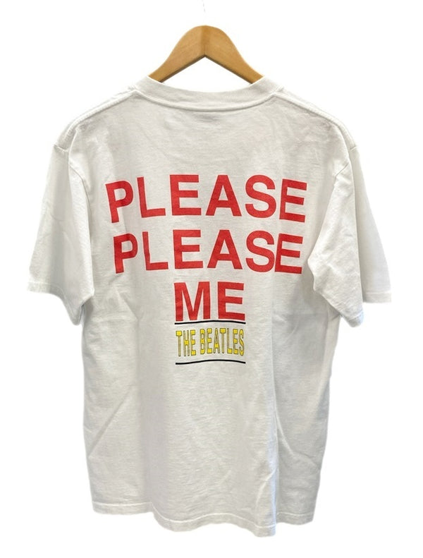 バンドTシャツ BAND-T 1993 90s THE BEATLES ビートルズ PLEASE PLEASE ME ヴィンテージTシャツ  Tシャツ プリント ホワイト Mサイズ 101MT-2597