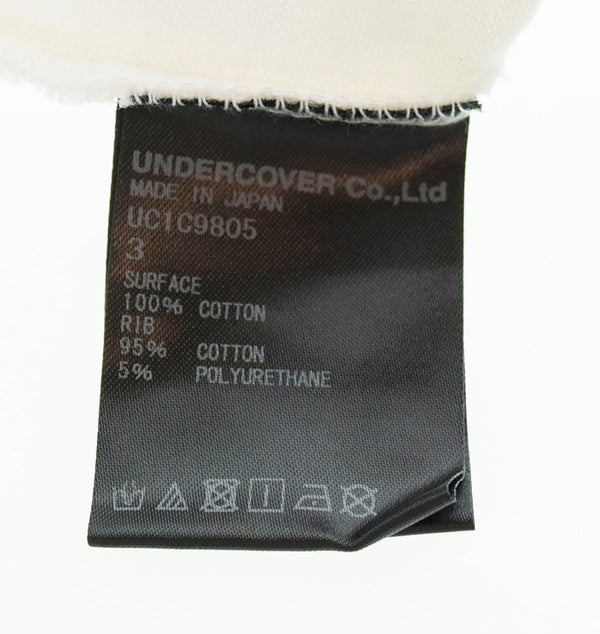 アンダーカバー UNDERCOVER KOSUKE KAWAMURA ベアープリント Tee s/s  UC1C9805 3 Tシャツ プリント ホワイト 103MT-470