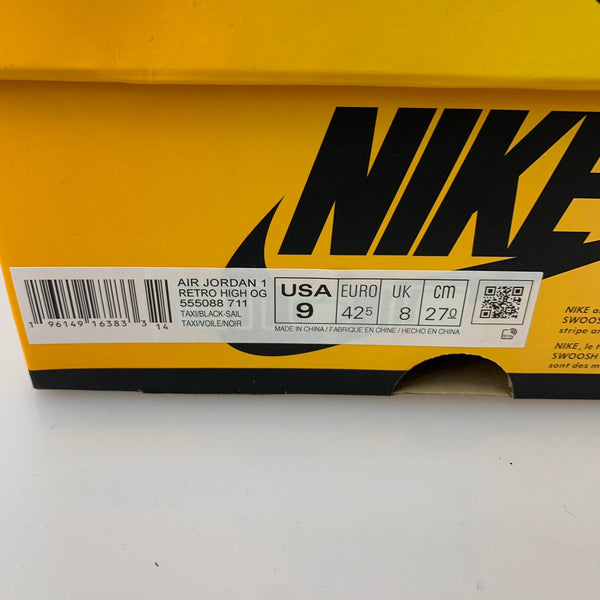 ナイキ NIKE AIR JORDAN 1 RETRO HIGH OG 555088-711 メンズ靴 スニーカー イエロー 27.0cmサイズ 201-shoes1411