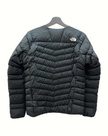 ザノースフェイス THE NORTH FACE THUNDER ROUNDNECK JACKET サンダー ラウンドネック ジャケット ノーカラー ダウン アウトドア インナー 黒 NY32013 ジャケット ロゴ ブラック Sサイズ 104MT-944