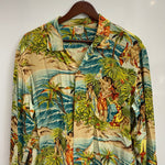 【曜日割引対象外】 サンサーフ SUN SURF スペシャルエディション 長袖アロハシャツ “FESTIVAL” 箱付き M20542 長袖シャツ マルチカラー Mサイズ 201MT-4375 VB