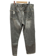 ステューシー STUSSY work gear black Denim Pants ワークギア ブラック デニム パンツ ダメージ加工 黒 デニム ブラック サイズ 36 104MB-307