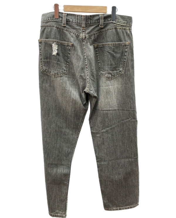 ステューシー STUSSY work gear black Denim Pants ワークギア ブラック デニム パンツ ダメージ加工 黒 デニム ブラック サイズ 36 104MB-307