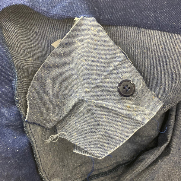 【曜日割引対象外】 ヴィンテージ vintage エストニア製 デニムカバーオール 長袖シャツ ブルー 201MT-3532 VB