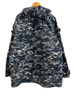 ミリタリー military PARKA WORKING US.NAVY デジカモ カモフラ 迷彩 ゴアテックスパーカー GORE-TEXパーカー  Large-Regular ジャケット ネイビー 101MT-4983
