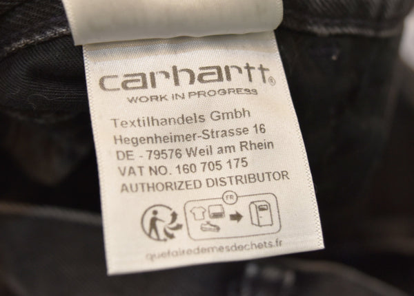 カーハート Carhartt ダブルニーワークパンツ ペインターパンツ デニム ブラック 32 103MB-664