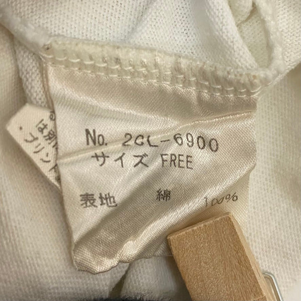 ヒステリックグラマー HYSTERIC GLAMOUR No Mercy Hysteric Long Sleeve Tshirt 長袖カットソー ホワイト FREEサイズ 201MT-4698