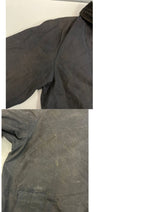 バブアー BARBOUR 90's 90年代 3ワラント BEAUFORT ビューフォート ワックス コットン オイルドジャケット ハーフコート VINTAGE ヴィンテージ A155 C38 ジャケット ネイビー 101MT-5339