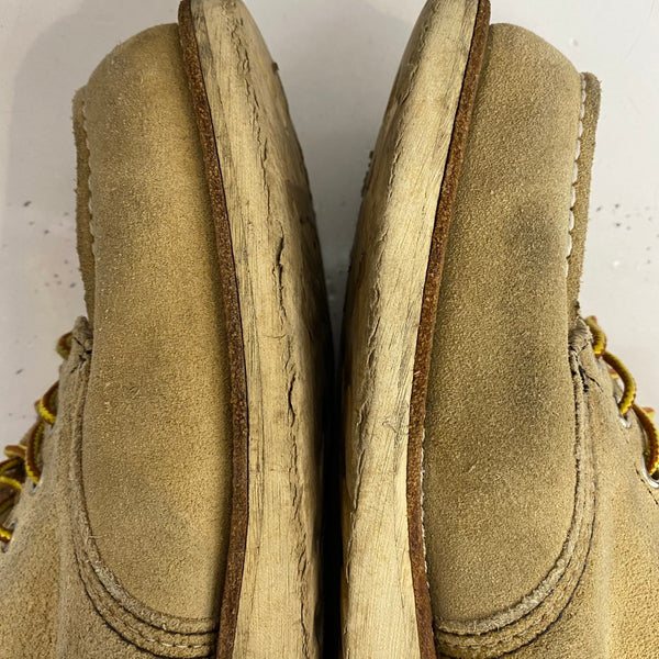 【曜日割引対象外】 レッドウィング RED WING 6inch Classic Moc スエード USA製 8173 メンズ靴 ブーツ ワーク ベージュ 25cmサイズ 201-shoes1563 VB