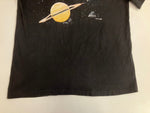 ヴィンテージ vintage 90's 90年代 Hanes HaRlequin 宇宙 惑星 アートプリント スーベニアT MADE IN USA アメリカ製 Tシャツ ブラック Sサイズ 101MT-4814