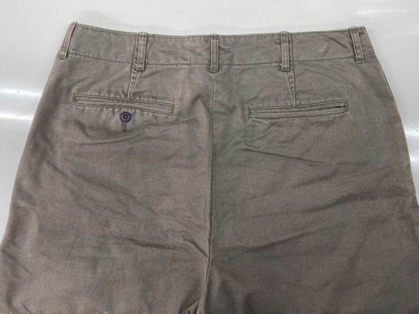 ダブルアールエル RRL CHINO PANTS チノ パンツ ワーク ボタンフライ トラウザーズ Ralph Lauren 灰 無地 44788 チノパン グレー 34×32 104MB-339