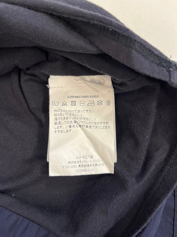 モンクレール MONCLER ABITO キッズ キラキラ ラメ グリッター 紺 D29548573005 829DD ワンピース 無地 ネイビー 4 anni 104cmサイズ 101KT-14