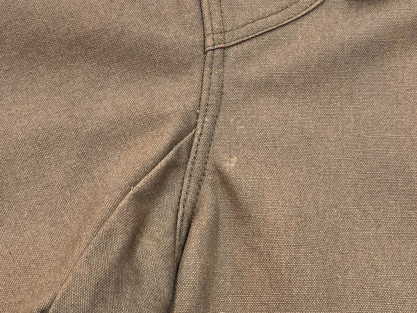 ウエアハウス WAREHOUSE Bodies ダック地 ハンティングジャケット カバーオール 襟コーデュロイ アウター サイズ 36 ジャケット 無地 カーキ 104MT-2183