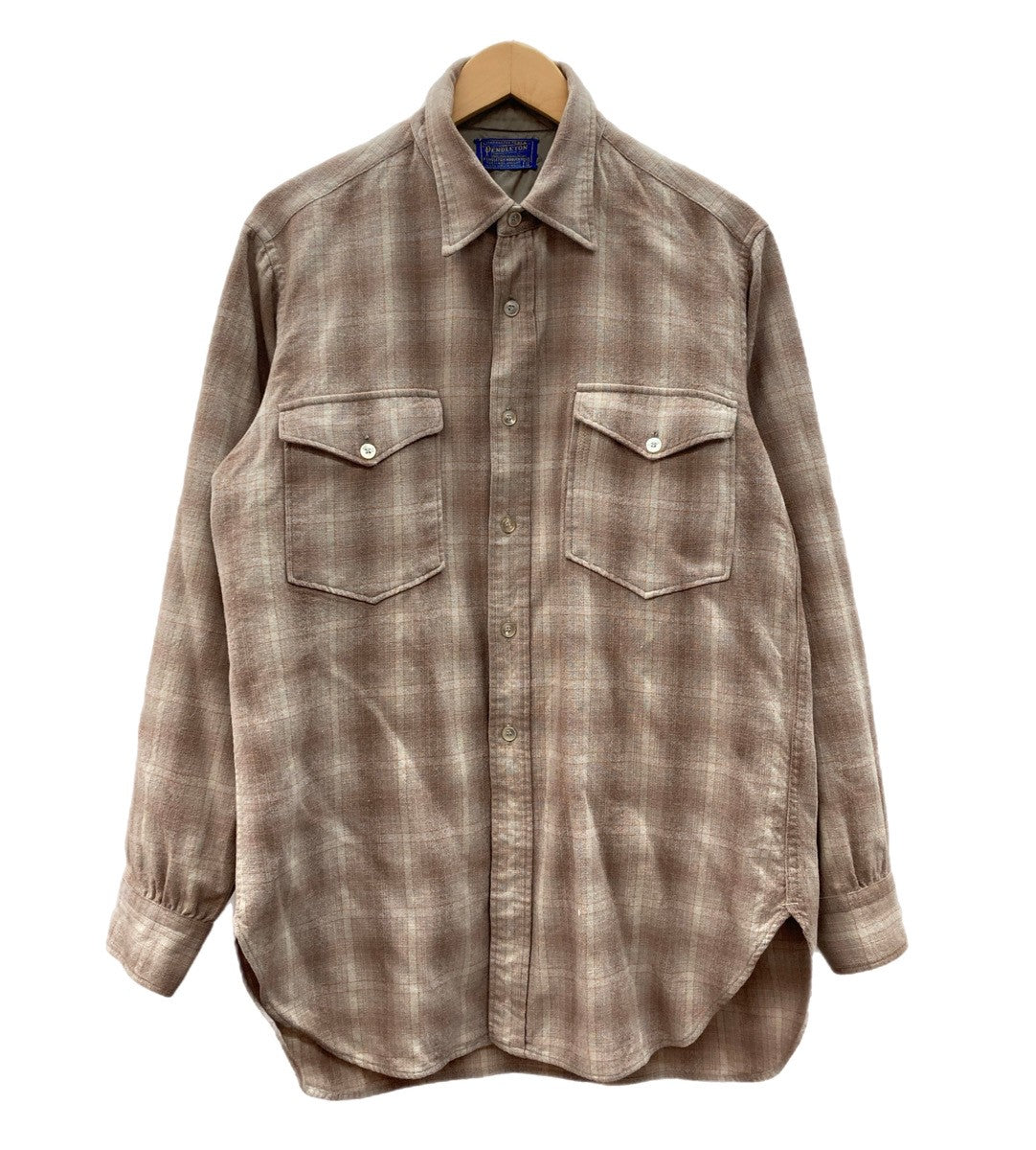 ペンドルトン PENDLETON 50s 50年代 オンブレ ウールシャツ Vintage