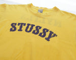 ステューシー STUSSY 90s USA製 NYLTLAロゴ 半袖Tシャツ Tシャツ イエロー 103MT-2748